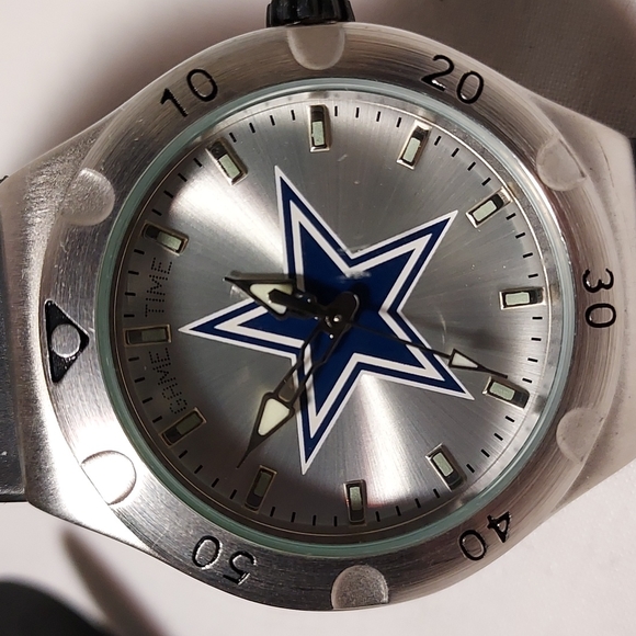 Vintage Game Time Dallas Cowboys NFL Wrist Watch Quartz Analog - Picture 4 of 6